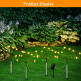 thumbnail image 2 of Firefly Garden Light -4 Packs 32 LED 8 Modes Solar Garden Firefly Lights,Waterproof Christmas Solar Ourdoor Lights Decoration,for Outside Yard ,Walkway, Warm White, 2 of 10
