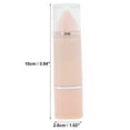 thumbnail image 2 of Unique Bargains 1 Pc Square 2 in 1 Cosmetic Brush for Business Travel Pink Artificial Fiber Wool Plastic, 2 of 5