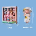 thumbnail image 4 of Reborn Dolls, Realistic Reborn Baby Dolls, Set of 8 Mini Dolls, Cute Newborn Reborn, Reborn Dolls Look Like Real Babies, Baby Doll Boy Girl Toys (Doll, 4 of 4