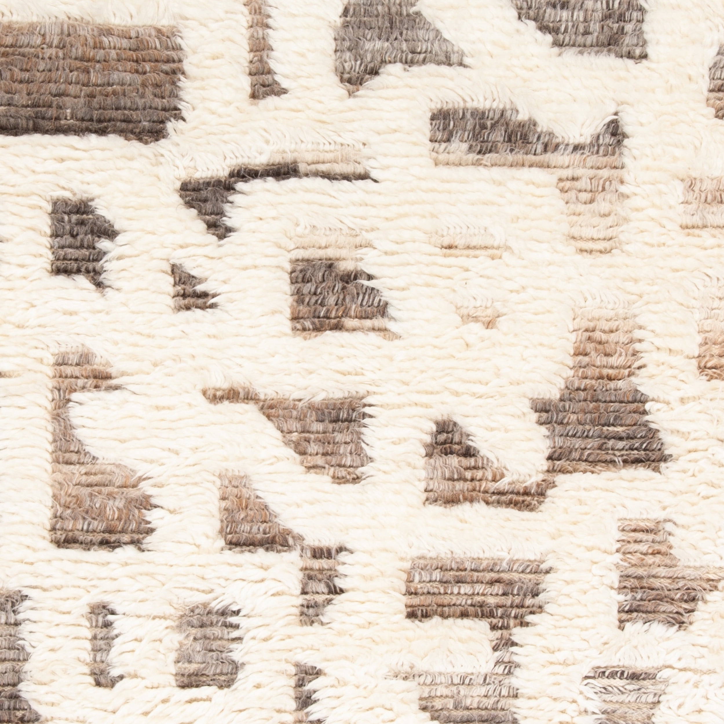 SAFAVIEH Manhattan Margaret Abstract Maze Area Rug, Ivory/Grey, 5' x 8'