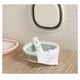 thumbnail image 4 of Lavabo rectangular, lavabo cuadrado, lavabo plegable medio azul y blanco 25,8*8,5 CM oso de fresa Electrónica, 4 of 5