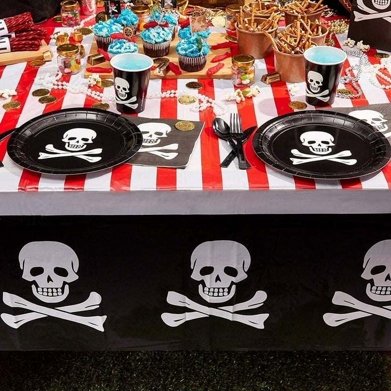 Pirate Party Supplies Serves 24 Includes Plates