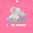 thumbnail image 4 of Inktastic I Love My Mommy Cute Elephants with Moon and Stars Boys or Girls Baby T-Shirt, 4 of 5