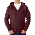 thumbnail image 5 of Men's and Big Men's Fleece Full Zip Hooded Jacket, Up to Size 3XL, 5 of 5