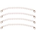 thumbnail image 4 of LOLIPPYY 4PCS Round Imitation Handle Replacement Chain Straps Handbag Chains with Metal Buckles Bags Decoration, 4 of 7