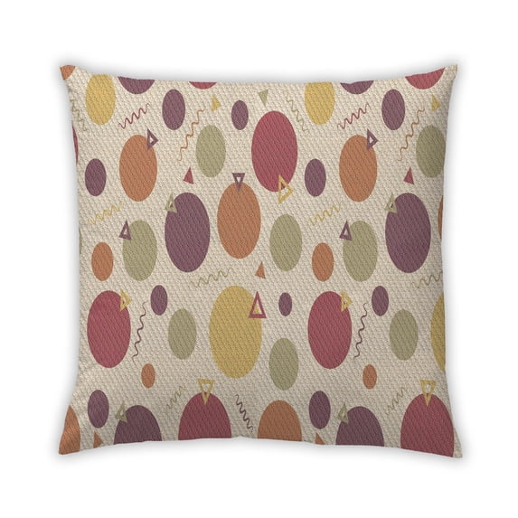 Ahgly Company Outdoor Square Contemporary Throw Pillow, 18 inch by 18 inch