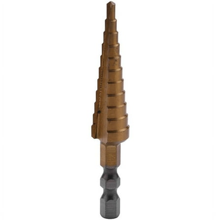 1/4 inch Hex HSS High Speed Steel Coated Step Drill Bit 3-13mm