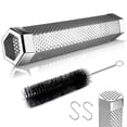 thumbnail image 2 of Tubo De Ahumador De Pellets, Ahumador De Tubo De Pellets De Madera Para Barbacoa De Acero Inoxidable De 12 Pulgadas Para Fumar En Frío Y Caliente, Generador De Humo De Barbacoa Portátil sonducket HA024300-00, 2 of 5