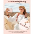 thumbnail image 3 of PYYNA-for iPhone XR Case with Stand, iPhone XR Phone Case with Double Ring Kickstand, Women Girl Cute Love-Heart Luxury Bling Protective Case Heart for iPhone XR(6.1 inch), Pink, 3 of 4