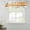 Orange, variant on Orange Gray White Tie Up Valance Curtains for Windows, Kitchen Curtains Window Treatments, Farmhouse Abstract Ombre Texture Short Window Shades Valances for Bedroom Bathroom Cafe 42"x18"