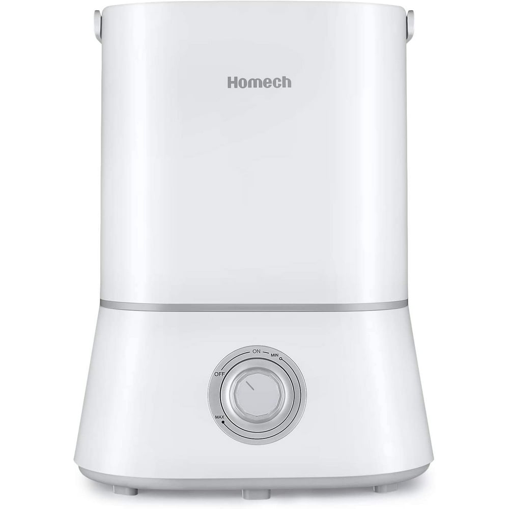 Homech Cool Mist Humidifier, 26dB Quiet Ultrasonic Humidifiers for