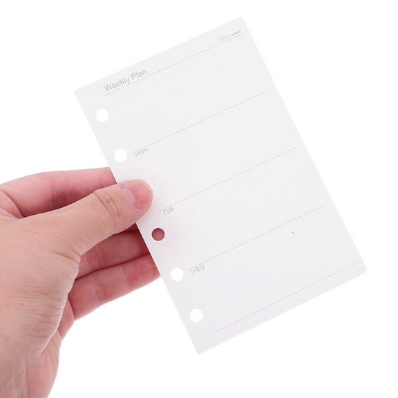 ELAYARD Refillable Monthly Planner Inserts for Binder with Thick White Loose Leaf Paper, and