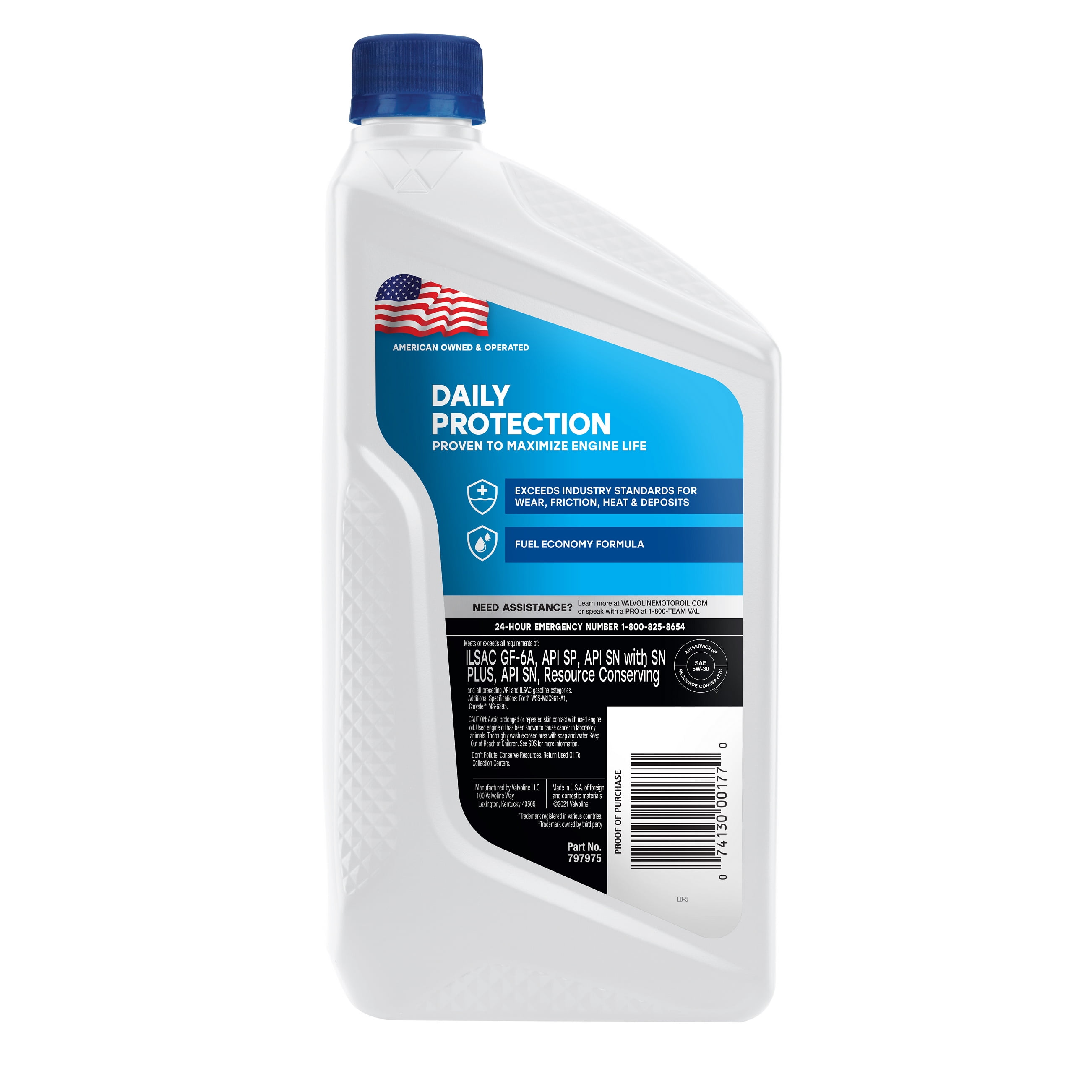 Valvoline Daily Protection 10W-30 Conventional Motor Oil 5 Quart