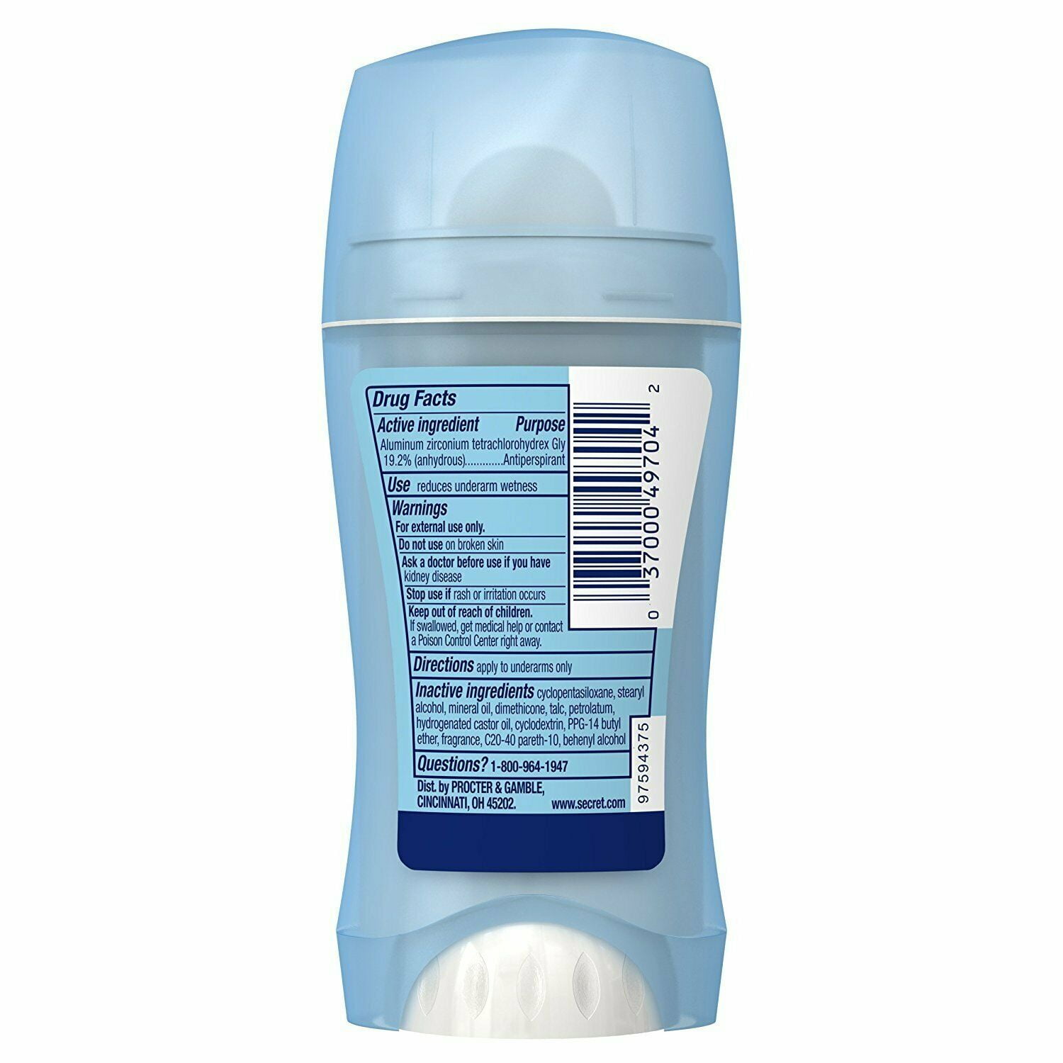 Secret Invisible Solid Deodorant Luxe Lavender 2.6 oz (Pack of 3)