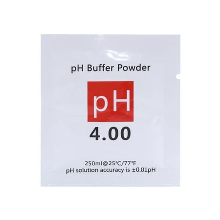 

PH Meter Calibration Powder With Durable Moisture-Proof Individual Packet For Testing The Ph of Your Beer Or Wine C: 4.00 Powder