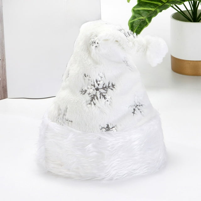 Christmas Tree Hat Christmas Hat Fabric Soft Cloth Silver Gold 15.7x12.6 in Lightweight Three-Dimensional Holiday Party Decoration Festive Christmas Accessory