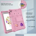 thumbnail image 6 of ELEHOLD Kids Case for Apple iPad mini 7 (A17 Pro)2024/6th Generation with Kickstand Soft EVA Rugged Shockproof Anti-Scratch Cover with Detachable Strap,Pink, 6 of 8