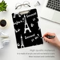 thumbnail image 5 of FMSHPON Eiffel Towers Cats Clipboard Hardboard Wood Nursing Clip Board and Pull for Standard A4 Letter 13x9 inches, 5 of 8