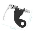 thumbnail image 2 of Minkissy 2Pcs Black Bike Trailer Coupler Durable Hitch Connector Compatible with Universal Bikes, 2 of 7