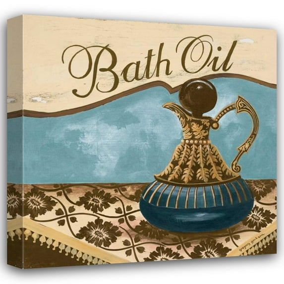 Gregory Gorham 20x20 Gallery Wrapped Canvas Wall Art Titled - Bath Accessories II