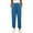 Blue-A3, variant on Linen Pants Petite Women Drawstring Wide Leg Elastic Waist High Waisted Trousers Ankle Length Comfortable Travel Gauchos Pants Black XL