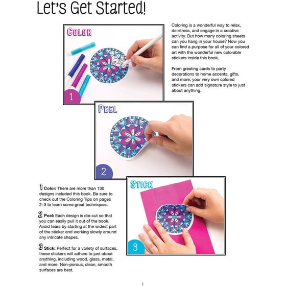 Color Your Own Stickers Live Laugh Love - 