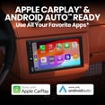 thumbnail image 2 of BOSS Audio Systems Elite BE7ACP.WX Estéreo para coche doble DIN inalámbrico Apple CarPlay Android Auto, pantalla táctil de 7 pulgadas, Sirius XM-Ready, Bluetooth, 2 of 5