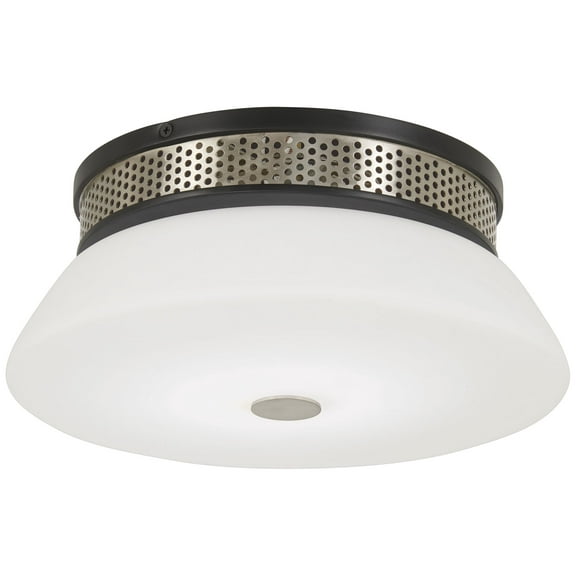 P954-691-L-George Kovacs Lighting-Tauten-15W 1 LED Flush Mount in Contemporary Style-15 Inches Wide by 4.5 Inches Tall