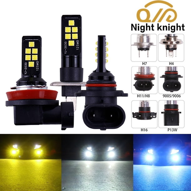 1pcs h1 h3 bombilla led h4 h7 h11 h8 880 881 super brillante 3030smd coche luces antiniebla 9005 9006 hb3 hb4 dc12v blanco conducción día de ejecución de la lámpara auto