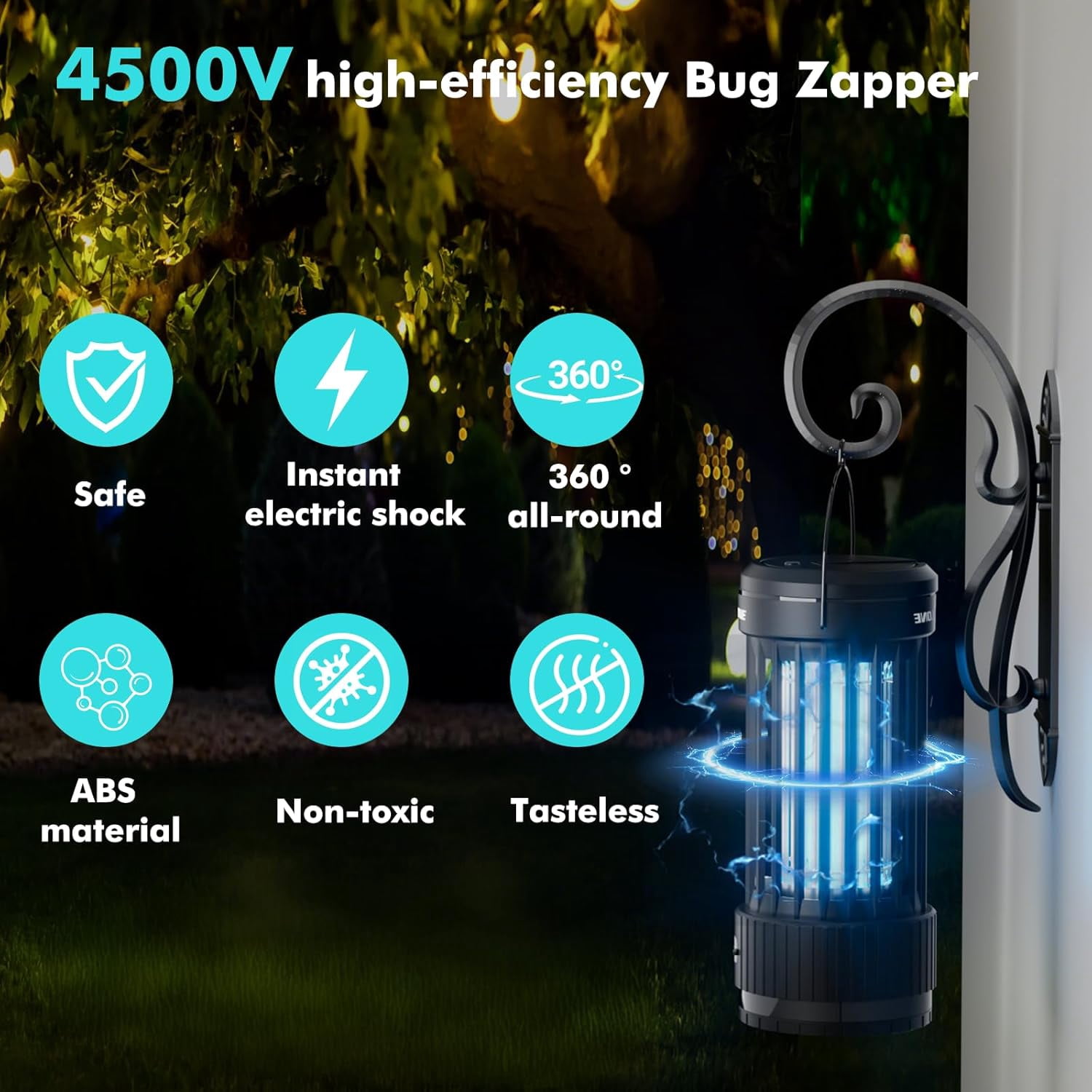 FANDLISS Bug Zapper for Outdoor & Indoor