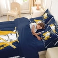 thumbnail image 4 of Erosebridal Ice Hockey Gamer Bedding Comforter Set 7-Piece for Kids Boys,Teens Sport Theme King Bedding Sets,Navy Blue Reversible,Breathable Home Decor, 4 of 6