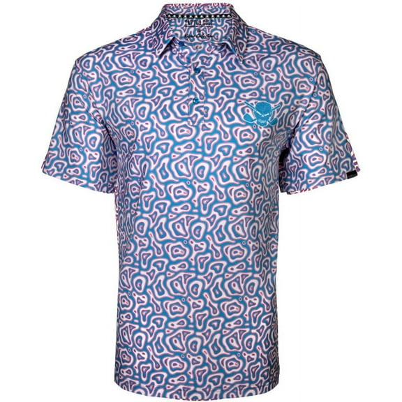 Vapor Cool-Stretch Men's Golf Shirt (Blue)