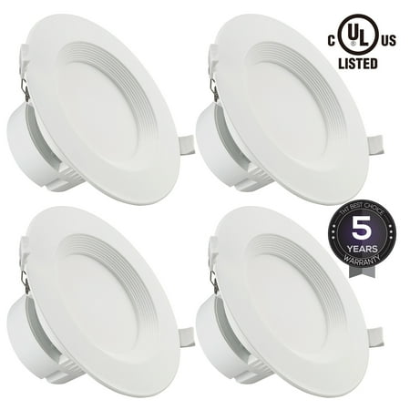 4 Pack 6 Inch 9w Led Recessed Light Dimmable Lighting 2700k Soft White 4 Pack 6 Inch 9w Led Recessed Light Dimmable Lighting 2700k Soft White