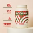thumbnail image 2 of Podium Nutrition Whey Protein Powder, Gingerbread, 25g Protein Per Serving with Digestive Enzymes, Whey Protein Isolate & Concentrate, Gluten Free, Low Carb, Low Sugar & Soy Free, 27 Servings, 2 of 8