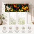 thumbnail image 3 of AshasdS Farmhouse Chicken Rooster Window Valance Country Curtain Valance Kitchen Window Treatment Rustic Home Decor, 3 of 5