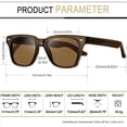 thumbnail image 6 of Joopin Acetate Polarized Sunglasses Square Sun Glasses Men Women UV Protection Trendy Shades, 6 of 8