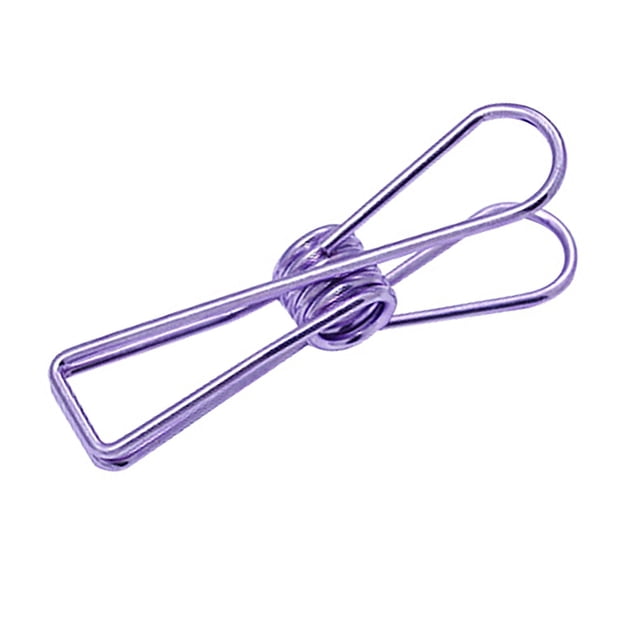 Liquidation! Crochets beishanbush pour Suspendre Pince Queue de Poisson Dorée Argentée Pince Queue de Cheval Électroplaquée Pince à Notes Bronze Pince de Rangement Violette