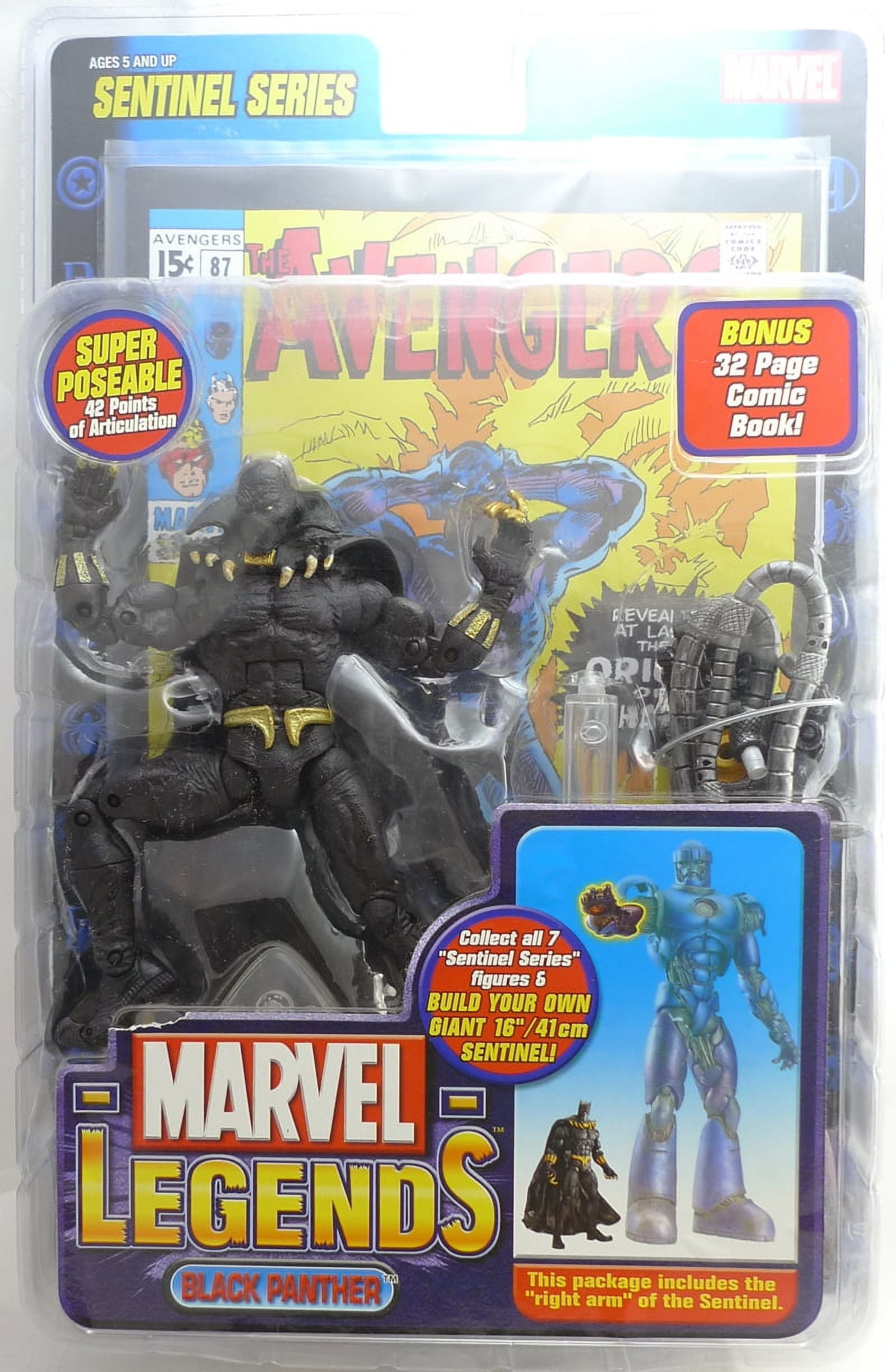 Marvel Legends Sentinel Series Figure Black Panther Figure