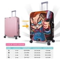 thumbnail image 6 of Double-sided Printed Luggage Cover Child's Play Chucky Travel Suitcase Protector Baggage Covers Large, 6 of 8