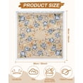 thumbnail image 5 of AWAYTR Floral Printed Women's Square Scarf Set, Floral Print, 3 Pack, 5 of 7