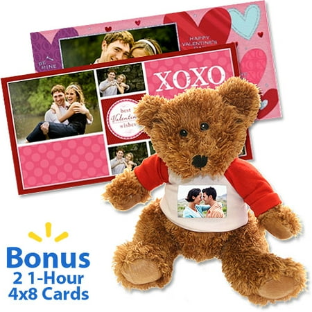 Valentine's Day Teddy Bear Personlized W - Walmart.com