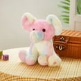 thumbnail image 6 of 12 Inch LED Musical Rainbow Elephant Plush, Light Up Singing Stuffed Animal, Soft Lullaby Night Light, No Batteries Included, Ideal Gift for Kids  Girlfriends, 6 of 6