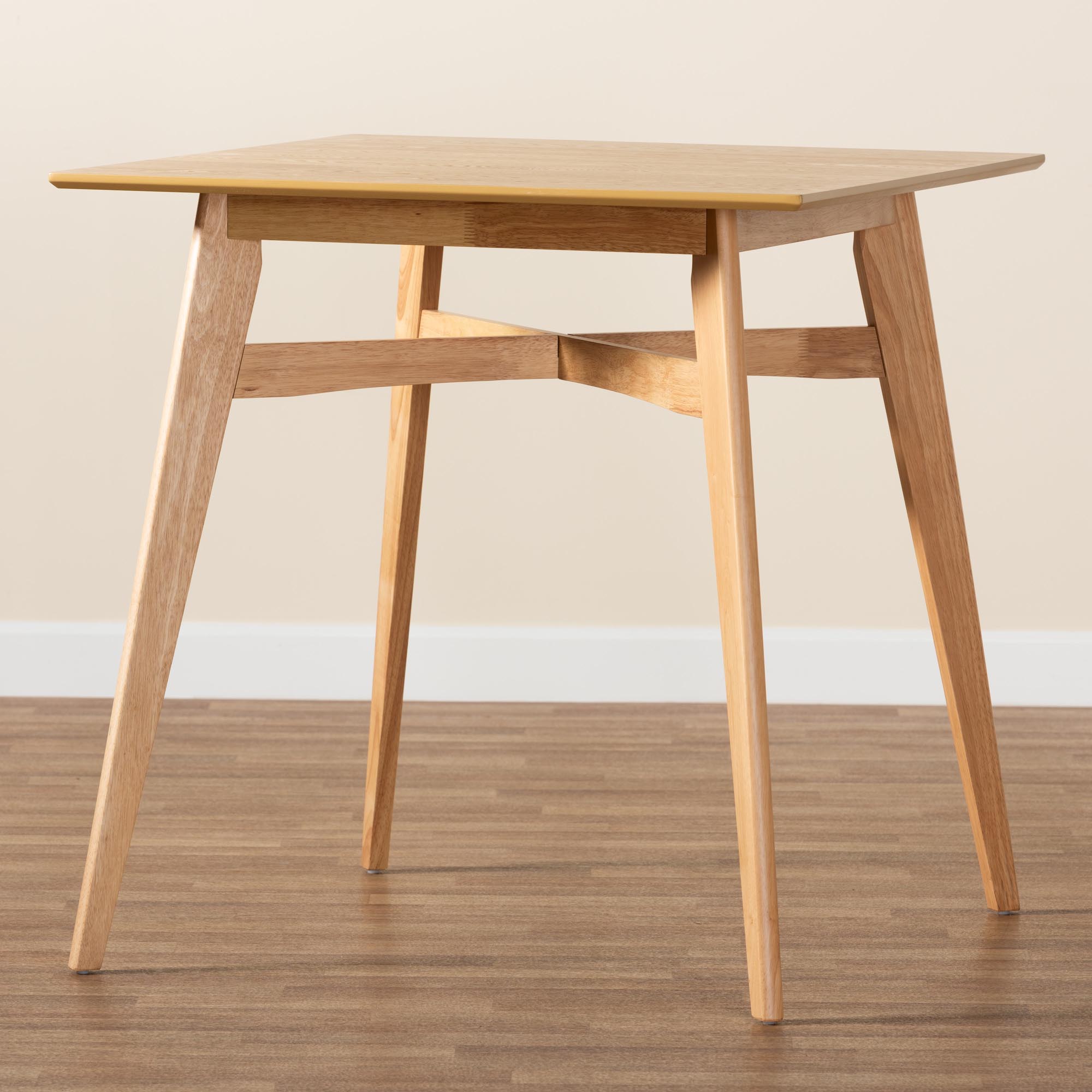 Baxton Studio Leena Pub Table, Natural Oak