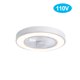 thumbnail image 2 of Ventilador de techo Fcmila FS0030 con luz LED, 3 velocidades ajustables, control remoto y 3 tonos de luz (blanco, cálido, neutro). Ideal para salas, dormitorios y cocinas. Lámpara de acrílico, diseño, 2 of 6