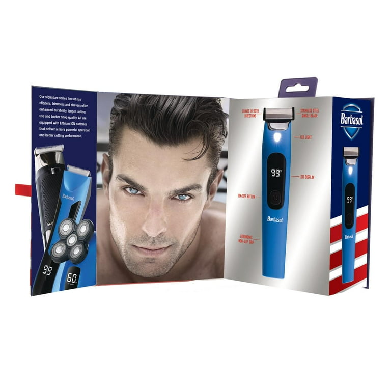 【裁断済み】ベーシック GBR Barbasol LCD Rechargeable Powered Face & Body Single Blade