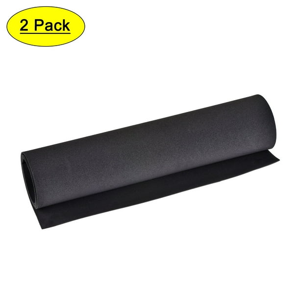 Hojas de espuma EVA negra Uxcell 13 x 39 pulgadas 2mm de grosor para manualidades y proyectos de bricolaje, 2 paquetes