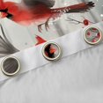 thumbnail image 4 of Manfei Christmas Bird Robin Black Out Curtains for Kid, Flower Plant Curtains Pack of 2 (42x63 Each), Blossoms Flower Bedroom Curtains, Black Out Curtains Decor, 4 of 6