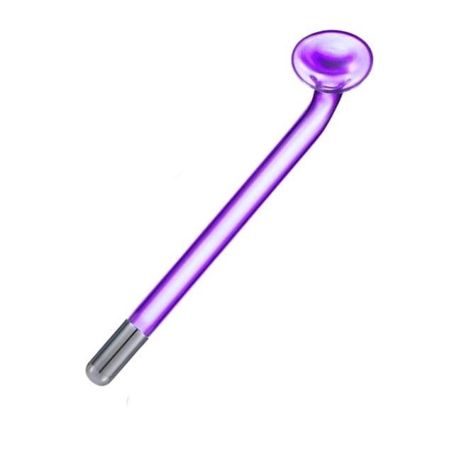 Electrodo Tubo de Reemplazo para Alta Frecuencia con forma de Hongo de luz Morada ideal para esterilizar y desinfectar la piel y de efecto desantiinflamatorio
