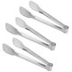 thumbnail image 1 of Pinzas de cocina, pinzas multifunción de acero inoxidable para alimentos para panadería, barbacoa, cocina, juego de cocina, pinzas plateadas (3 piezas), 1 of 8