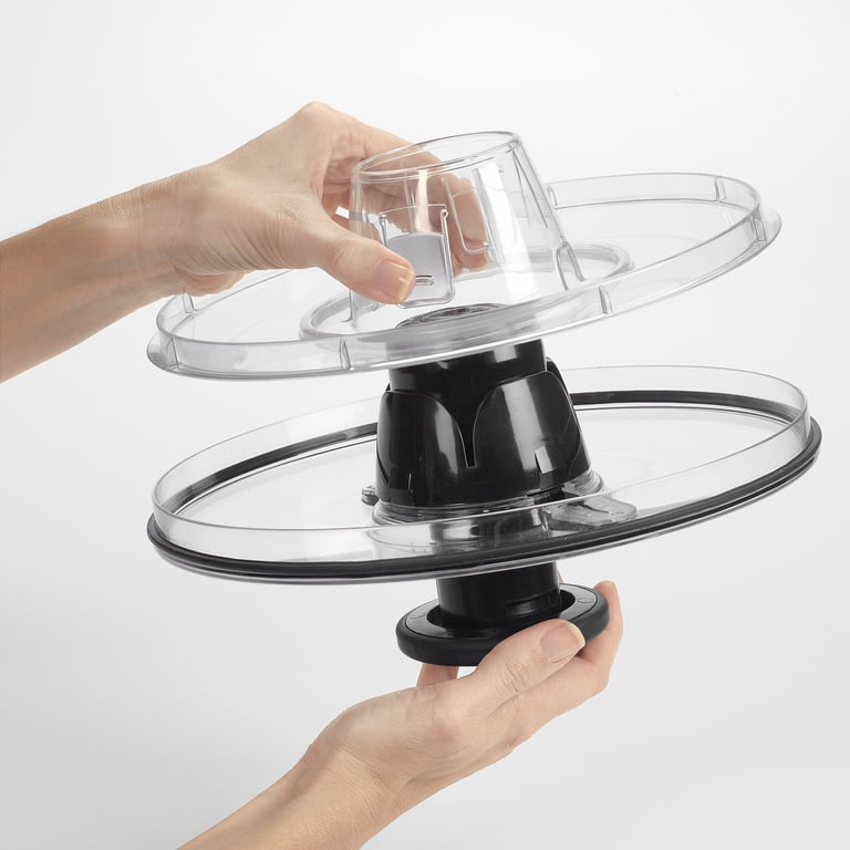 OXO Large Stainless Steel Non-Slip Salad Spinner with Clear